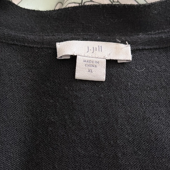 J. Jill Black Open Front Cardigan - Picture 5 of 7